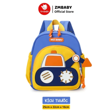 Balo máy xúc ZM MDMX-97 cho bé 1-4 tuổi - học mầm non, mẫu giáo, chỉ 155.000₫