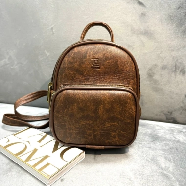 Balo mini da PU dày dặn chống thấm nước - Giá chỉ 90.000đ, giảm sâu, hàng có sẵn 3