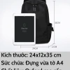 Balo mini nữ Ba Vy FASHION thời trang Hàn Quốc, chống nước vải oxford, đựng iPad, siêu nhẹ đi học - 219.000 VND 2