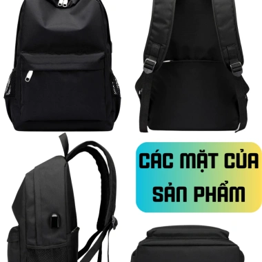 Balo nam Ba Vy BL09 chống nước, đi học đi làm, laptop 15.6 inch - 230.000đ 2