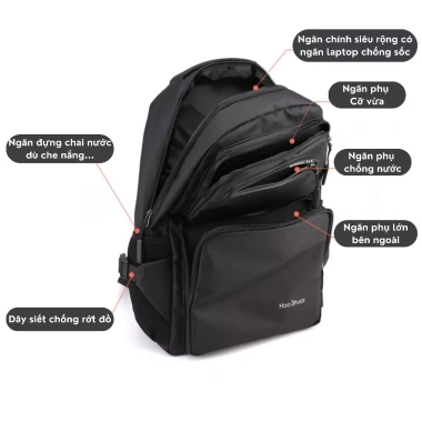 Balo Nam Chống Nước Laptop 15.6 - Đa Ngăn Đi Học, Đi Làm, Du Lịch, Giá chỉ 269k 6 Balo Nam Chống Nước Laptop 15.6 - Đa Ngăn Đi Học, Đi Làm, Du Lịch, Giá chỉ 269k 6