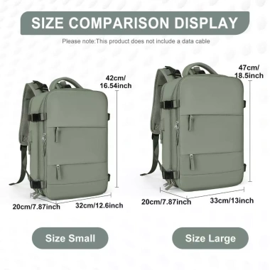 Balo Nam Du Lịch 31L Chống Thấm Nước, Ngăn Giày Riêng, Cổng Sạc USB, Đựng Laptop - Giá 399.500đ