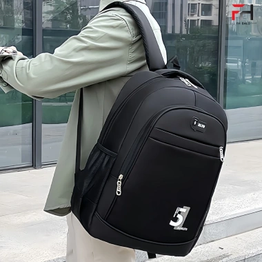 Balo nam du lịch F10 size lớn, nhiều ngăn, vải oxford chống thấm, thoáng khí Moke 2