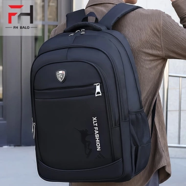 Balo nam du lịch F10 size lớn, nhiều ngăn, vải oxford chống thấm, thoáng khí Moke 6