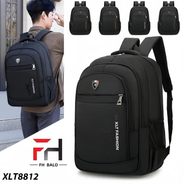 Balo nam du lịch F10 size lớn, nhiều ngăn, vải oxford chống thấm, thoáng khí Moke 7