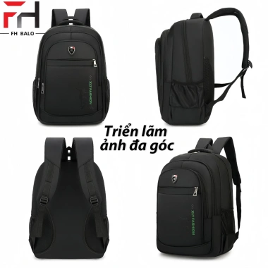 Balo nam du lịch F10 size lớn, nhiều ngăn, vải oxford chống thấm, thoáng khí Moke 8