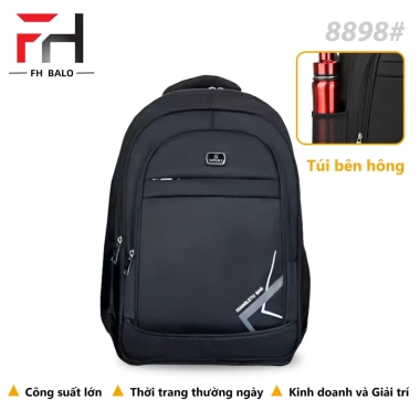Balo nam du lịch F10 size lớn, nhiều ngăn, vải oxford chống thấm, thoáng khí Moke 10