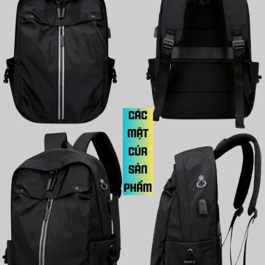 Balo nam nữ BAVy FASHION 15.6 inch chống nước, nhiều ngăn du lịch, giảm còn 250k