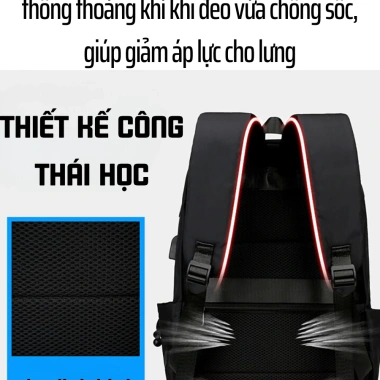 Balo nam nữ BAVy FASHION 15.6 inch chống nước, nhiều ngăn du lịch, giảm còn 250k