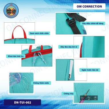 Balo Nam Nữ Chống Nước, Chống Mài Mòn, Nhỏ Gọn Nhẹ, Thời Trang Oxford - 85.000₫ 3 Balo Nam Nữ Chống Nước, Chống Mài Mòn, Nhỏ Gọn Nhẹ, Thời Trang Oxford - 85.000₫ 3
