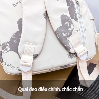 Balo nam nữ chống thấm nước mặt cười cá tính - Đi học, đi chơi, đi làm BHS96 189k 3