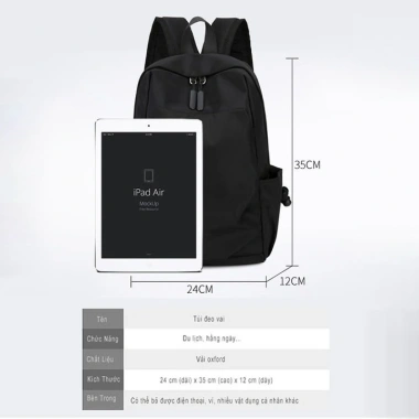 Balo Nam Nữ LUVIN Thiết Kế Hàn Quốc - Phong Cách Hiện Đại, Giá 158.000₫