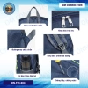 Balo nam nữ xếp gọn chống nước, chống mài mòn, vải Oxford 004 OM Connection 129k 6