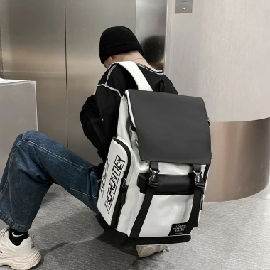 Balo Nam Thời Trang Hình Hộp Cỡ Lớn - Đi Học Du Lịch Giá 105k Nhiều Ngăn Bền