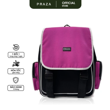 Balo Nắp Gập Khoá Gài ALLBLACK Nam Nữ PRAZA BL200 - Giá 249k, giảm tới 60k