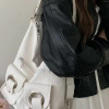 Balo nữ đi học và đi làm - Túi tote hobo da nhăn cỡ lớn vừa A4, khóa kéo, du lịch Hàn Quốc 48 - Giá chỉ 197,010₫ 3