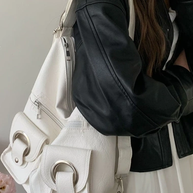 Balo nữ đi học và đi làm - Túi tote hobo da nhăn cỡ lớn vừa A4, khóa kéo, du lịch Hàn Quốc 48 - Giá chỉ 197,010₫ 3 Balo nữ đi học và đi làm - Túi tote hobo da nhăn cỡ lớn vừa A4, khóa kéo, du lịch Hàn Quốc 48 - Giá chỉ 197,010₫ 3