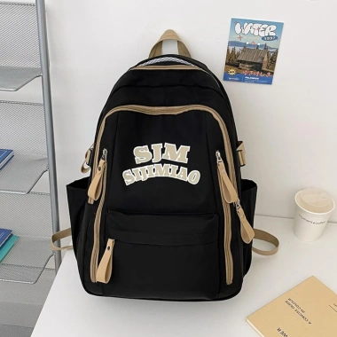 Balo Nữ Nhiều Ngăn Đi Học - Backpack Du Lịch, Cặp Dôi, Uzzang Giá 126.742₫ 8