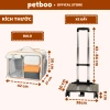 Balo PETBOO cho Chó Mèo - Cửa cuộn thoáng khí, nhiều túi, vali gấp gọn, giá 497k 3