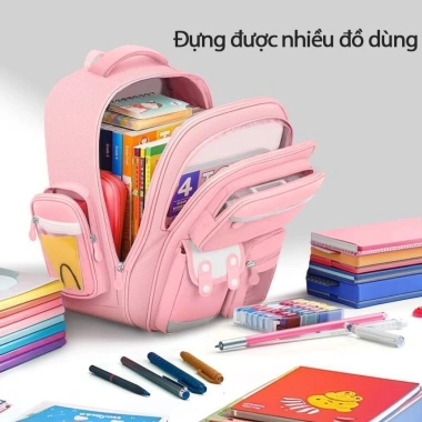 Balo QPENZ trẻ em từ mầm non đến lớp 6 chống gù, nhiều ngăn, chuẩn form cao cấp – Giá chỉ 289.000₫