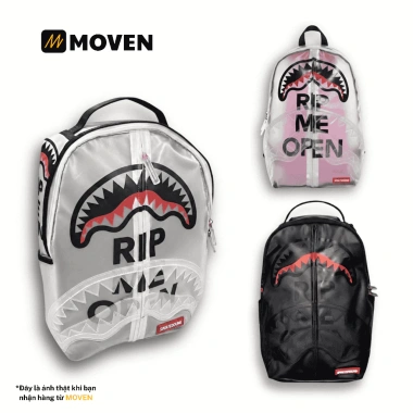 Balo RIPSHARK MOOVEN Cao Cấp Trong Suốt - Thiết Kế Cá Mập, Thời Trang, Thể Thao, Du lịch, Giá 325.000đ