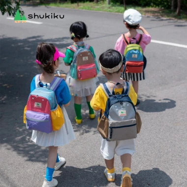 Balo Shukiku Nhật Bản cho bé - Siêu nhẹ 275g, chống nước, unisex, nhiều màu, 629k