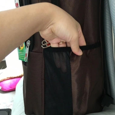 Balo Siêu Lớn 57x40cm Laptop Du Lịch Công Tác Hoạ Tiết 2 Chữ V - 239.000đ