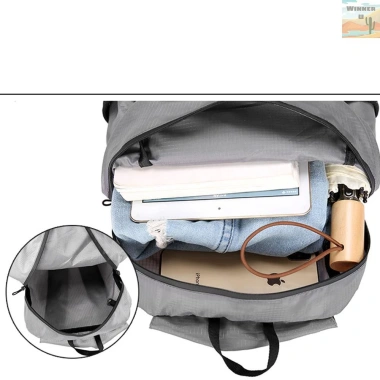 Balo Siêu Nhẹ Chống Thấm Nước Gấp Gọn Tiện Dụng Cho Nam và Nữ Giá Ưu Đãi 135.864 VND