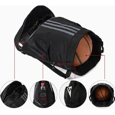 Balo Thể Thao Dây Rút Chống Thấm Nước - Ngăn Đựng Giày, Gym, Đá Bóng, Đi Học - 133k