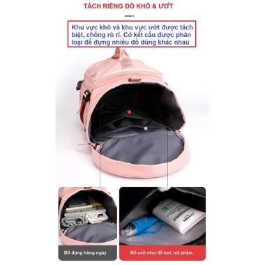 Balo thể thao GYM Yoga Bơi cỡ lớn – Nhiều ngăn, chống nước BL20.002 – 179k