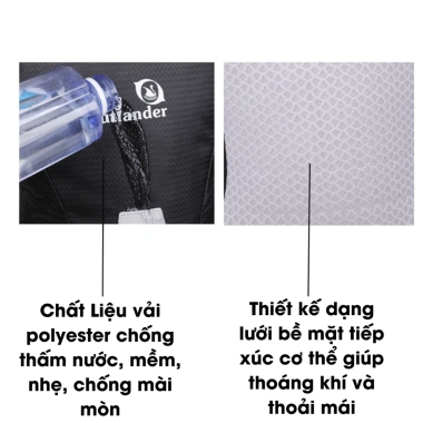 Balo thể thao Newoutlander 12L - Vest chạy bộ, đạp xe, trail nhiều ngăn, giá 330k
