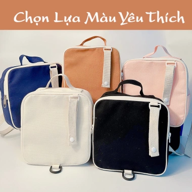 Balo Thêu Tên Bé Mầm Non - Phong Cách Hàn Quốc, Dây Tag Thêu Biệt Danh, Giá 180k 3