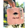 Balo Thêu Tên Bé Mầm Non - Phong Cách Hàn Quốc, Dây Tag Thêu Biệt Danh, Giá 180k 6