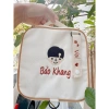 Balo thêu tên bé mẫu giáo Hàn Quốc, tặng tag và móc treo, giá ưu đãi 200k 2