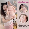 Balo Thỏ Thêu Tên Đặt Theo Yêu Cầu Dễ Thương và Yếm Cổ Quà Tặng Bé Gái Giá 229k