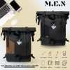 Balo thời trang Hàn Quốc myca BASIIL M.E.N size trung 5 - Kiểu túi gập, bộ DE4, giá ưu đãi 72.700 VND 3