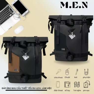 Balo thời trang Hàn Quốc myca BASIIL M.E.N size trung 5 - Kiểu túi gập, bộ DE4, giá ưu đãi 72.700 VND 3 Balo thời trang Hàn Quốc myca BASIIL M.E.N size trung 5 - Kiểu túi gập, bộ DE4, giá ưu đãi 72.700 VND 3