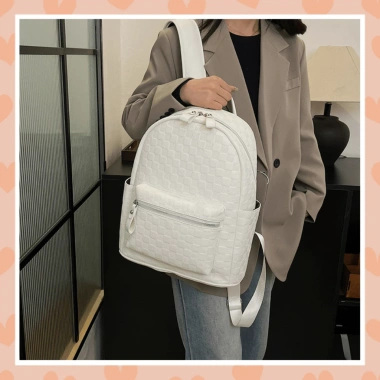 Balo thời trang nam nữ da in chữ Liistore K263 – Hot đi học, du lịch, giá 99.000 VNĐ
