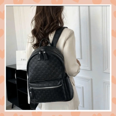Balo thời trang nam nữ da in chữ Liistore K263 – Hot đi học, du lịch, giá 99.000 VNĐ