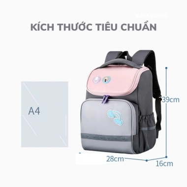 Balo trẻ em OUDELE cao cấp siêu nhẹ, thoáng khí, đệm lưng bảo bệ cột sống - Giá chỉ 340.000₫