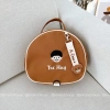 Balo tròn cho bé kèm dây tag thêu tên - Hot Trend, giảm giá 214k 2
