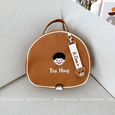 Balo tròn cho bé kèm dây tag thêu tên - Hot Trend, giảm giá 214k 2 Balo tròn cho bé kèm dây tag thêu tên - Hot Trend, giảm giá 214k 2