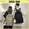 Balo Ullzzang Hàn Quốc giá rẻ - Basic trơn nam nữ, vải bố chống thấm, đi học 9.000₫ 2