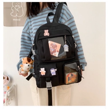 Balo Ulzzang Hàn Quốc Nam Nữ Chống Nước BL09 - Thời Trang Đi Học Giá Rẻ 135k 4