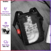 Balo Unisex Chống Nước Đen Chữ Đỏ - Freeship, Tặng kèm vớ, Giá 299k