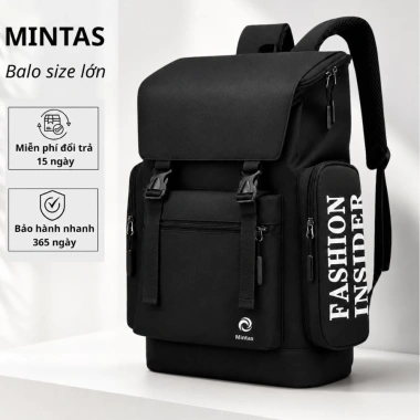 Balo Unisex Size Lớn Chống Nước Ngăn Laptop Đa Năng Đựng Sách Vở Quần Áo 99k
