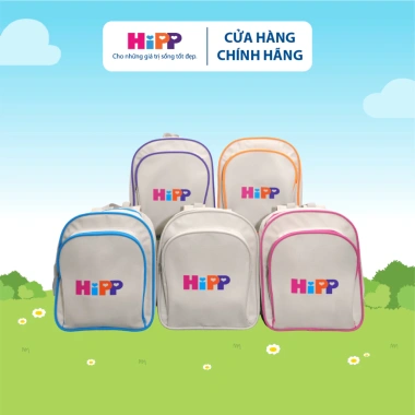 Balo vải HiPP đa màu sắc cho bé - đi học, đi chơi, đựng bỉm sữa | Burine giá ưu đãi 178.500₫