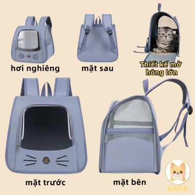 Balo Vận Chuyển Chó Mèo Size Lớn - Đựng Thú Cưng An Toàn, Giá Chỉ 98.900đ 9