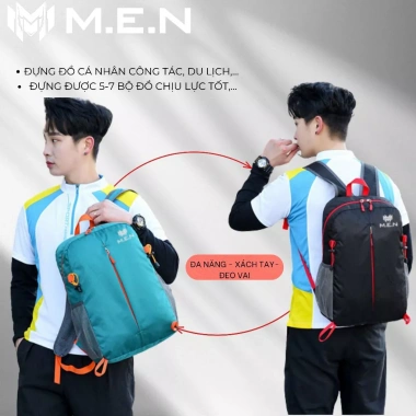 Balo xếp gọn Vanea 44cm túi 3 chiều, chống thấm nước, đa màu, M.E.N chỉ 94.000₫ 9 Balo xếp gọn Vanea 44cm túi 3 chiều, chống thấm nước, đa màu, M.E.N chỉ 94.000₫ 9