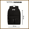 Balo YENNY BAG V9 Canvas Chống Nước Nhiều Ngăn Tiện Lợi Cho Đi Học 2